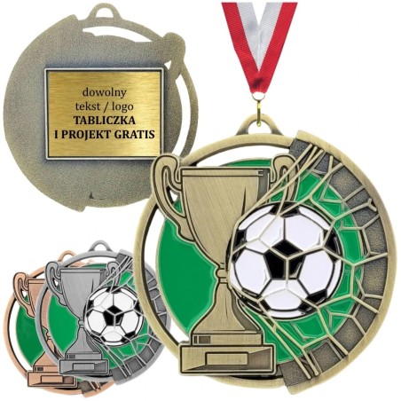 Szukasz Nagród na Turniej Piłki Nożnej? Masywny Medal z Emalią