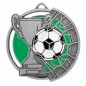 Duży medal tłoczony piłka nożna z tabliczką oraz szarfą Duży medal tłoczony piłka nożna z tabliczką oraz szarfą