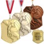 Medal siatkówka siatkarski odlewany duży pamiątkowy z wklejką i szarfą Medal siatkówka siatkarski odlewany duży pamiątkowy z wklejką i szarfą