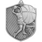 Medal koszykarski odlewany koszykówka z grawerem i szarfą Medal koszykarski odlewany koszykówka z grawerem i szarfą