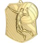 Medal siatkówka siatkarski odlewany duży pamiątkowy z wklejką i szarfą Medal siatkówka siatkarski odlewany duży pamiątkowy z wklejką i szarfą
