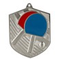 Medal tenis stołowy odlewany duży z emalią z grawerem i szarfą Medal tenis stołowy odlewany duży z emalią z grawerem i szarfą