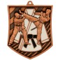 Medal karate sporty walki odlewany duży z emalią z tabliczką i szarfą Medal karate sporty walki odlewany duży z emalią z tabliczką i szarfą