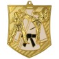 Medal karate sporty walki odlewany duży z emalią z tabliczką i szarfą Medal karate sporty walki odlewany duży z emalią z tabliczką i szarfą
