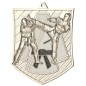 Medal karate sporty walki odlewany duży z emalią z tabliczką i szarfą Medal karate sporty walki odlewany duży z emalią z tabliczką i szarfą