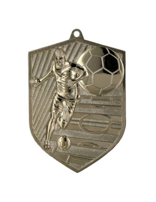 Medal piłkarski odlewany duży mistrzowski z grawerem i szarfą