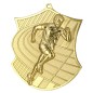 Medal biegowy odlewany duży lekkoatletyczny z grawerką i szarfą