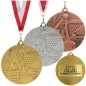 Gotowy medal siatkówka siatkarski 5cm z nadrukiem i szarfą Gotowy medal siatkówka siatkarski 5cm z nadrukiem i szarfą