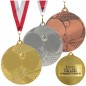 Gotowy medal tenis stołowy ping-pong 5cm z nadrukiem i szarfą Gotowy medal tenis stołowy ping-pong 5cm z nadrukiem i szarfą