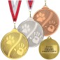Gotowy medal pies kot kynologia felinologia z nadrukiem i szarfą Gotowy medal pies kot kynologia felinologia z nadrukiem i szarfą