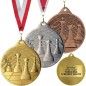 Gotowy medal szachowy szachy z własnym nadrukiem i szarfą Gotowy medal szachowy szachy z własnym nadrukiem i szarfą