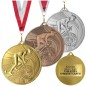 Gotowy medal kolarski wyścig rowerowy z własnym nadrukiem i szarfą Gotowy medal kolarski wyścig rowerowy z własnym nadrukiem i szarfą