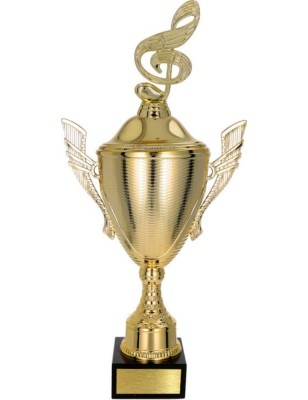złoty Puchar z figurką muzyka - trofeum do twojej dyscypliny
