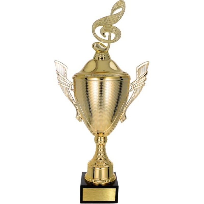 Puchar NT733 z figurką nuta muzyka
