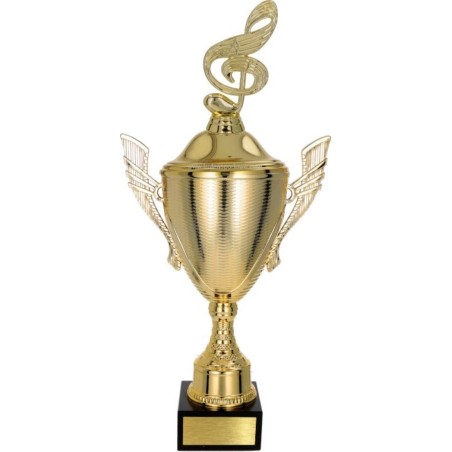 złoty Puchar z figurką muzyka - trofeum do twojej dyscypliny
