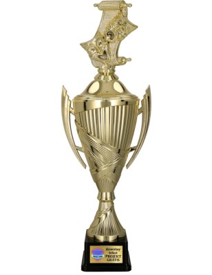 Komplet Pucharów Sportowych z figurką Sztuka 39-34-31 + tabliczki w cenie