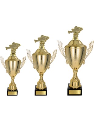 Puchar NT733 z figurką ryba wędkarstwo