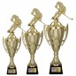Komplet Pucharów Sportowych z figurką Hokeisty 40-35-32 cm + projekt w cenie Hokej