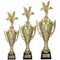 Komplet Pucharów Sportowych z figurką Gwiazdy 41-36-33 cm + grawerki Gratis Uniwersalne Komplet Pucharów Sportowych z figurką Gwiazdy 41-36-33 cm + grawerki Gratis Uniwersalne