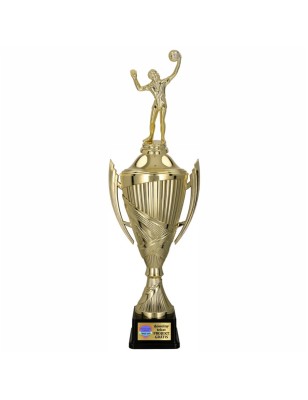 Zestaw Pucharów Sportowych z figurką Siatkówka 42-37-34 + grawer gratis