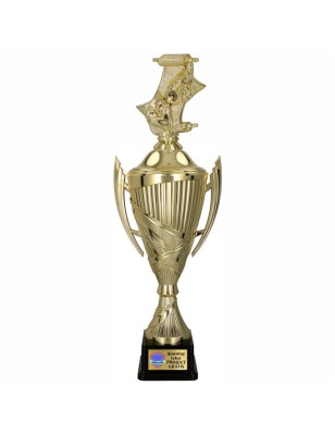 Zestaw Pucharów Sportowych z figurką Sztuka 39-34-31 + tabliczki w cenie