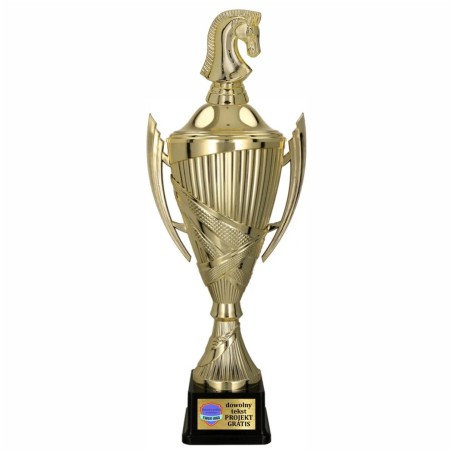 Komplet Pucharów Sportowych z figurką Szachy 35-30-27cm + Personalizacja w cenie