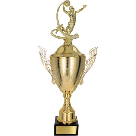 złoty Puchar z figurką koszykówka - trofeum do twojej dyscypliny
