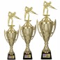 Zestaw Pucharów Sportowych z figurką Bilardzisty 41-36-33 cm + tabliczki gratis Bilard Zestaw Pucharów Sportowych z figurką Bilardzisty 41-36-33 cm + tabliczki gratis Bilard