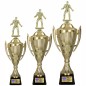 Komplet Pucharów Sportowych z figurką Zapaśnika 42-37-34 cm + tabliczki w cenie Zapasy