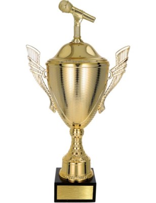 złoty Puchar z figurką muzyka - trofeum do twojej dyscypliny