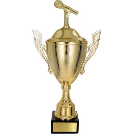 złoty Puchar z figurką muzyka - trofeum do twojej dyscypliny