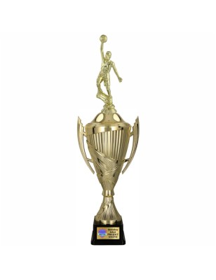 Zestaw Pucharów Sportowych z figurką Koszykarza 45-40-37cm + Grawerki w cenie Koszykówka