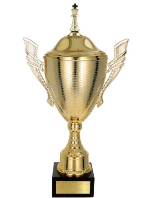 złoty Puchar z figurką szachy - trofeum do twojej dyscypliny