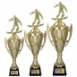 Komplet Pucharów Sportowych z figurką Snowbordzisty 41-36-33 cm + tabliczki w cenie Snowboard