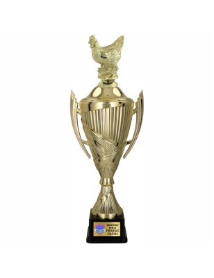 (brak ean) Komplet Pucharów Sportowych z figurką Kury 37-32-29 cm + tabliczki w cenie Hodowla zwierząt