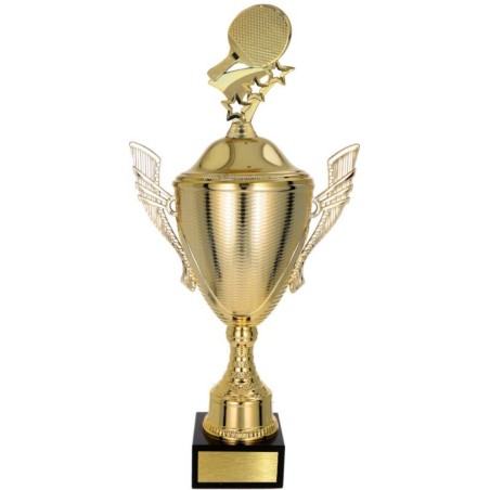 złoty Puchar z figurką tenis stołowy - trofeum do twojej dyscypliny