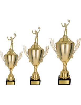 Puchar NT733 z figurką siatkarz siatkówka