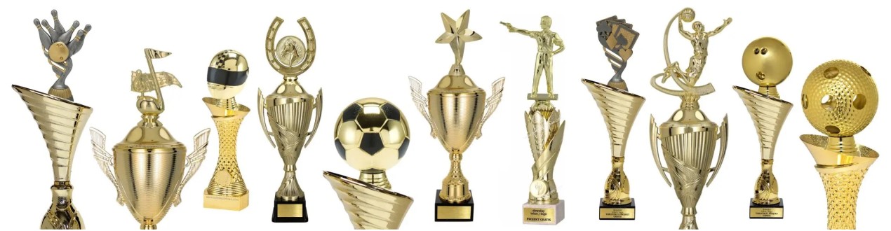 Puchary z figurką – nagrody z motywem sportowym